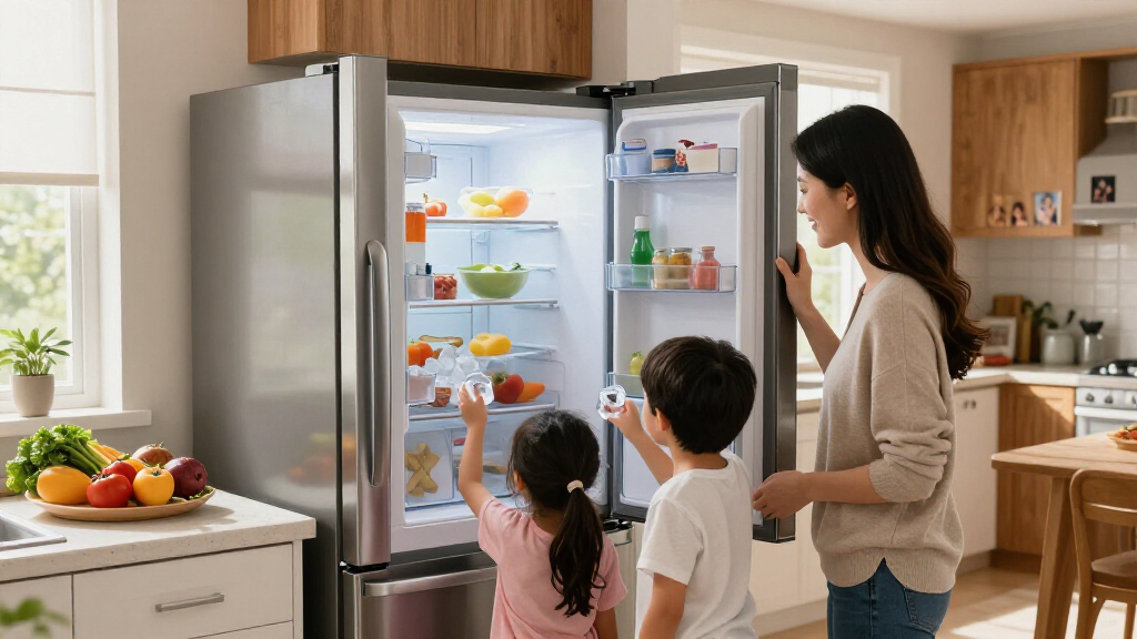 best refrigerator with ice maker for families