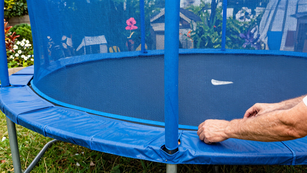 trampolines with safety nets