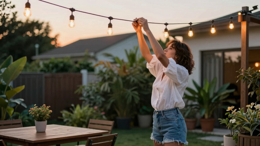 outdoor string lights for patio