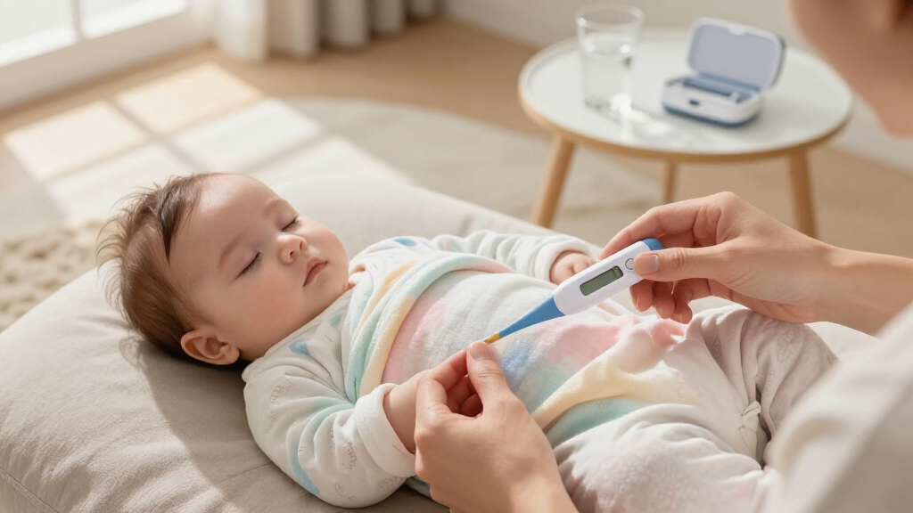 accurate safe rectal thermometer for baby with fever