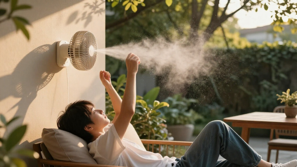 misting fan for patio