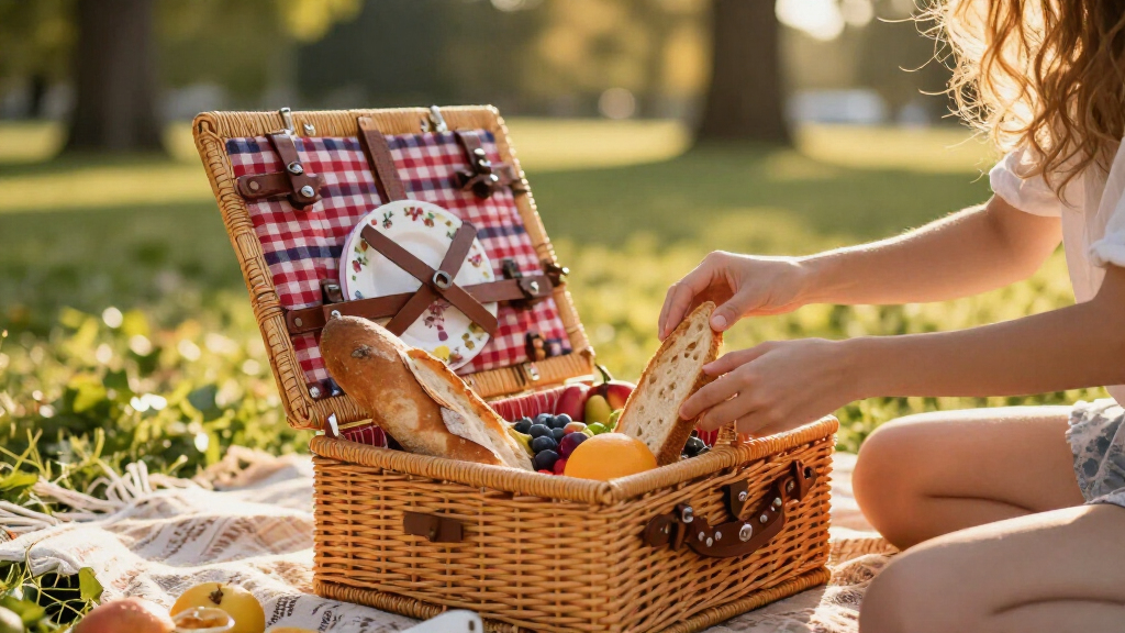boho picnic baskets
