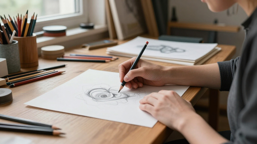 drawing pencils