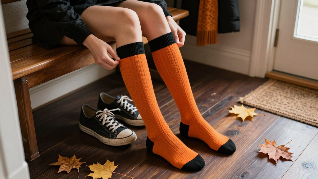 Halloween compression socks