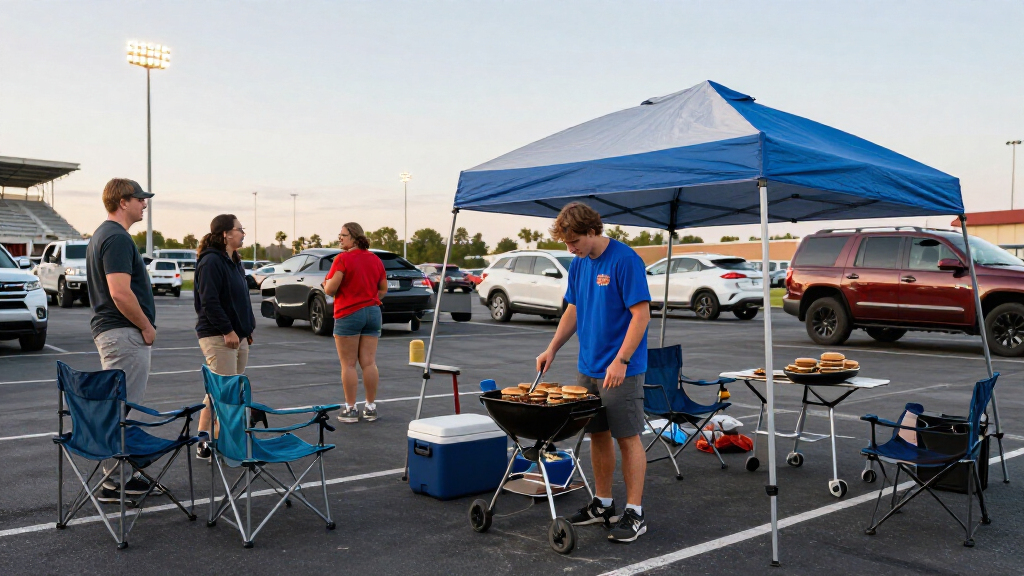 football tailgate tents