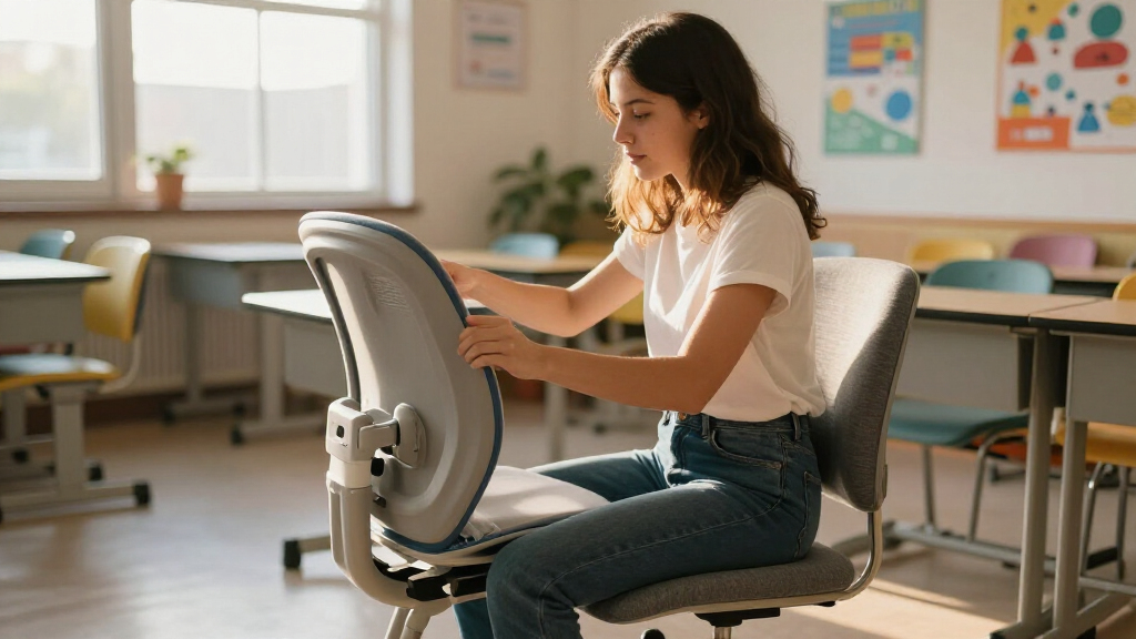 ergonomic school desk chairs