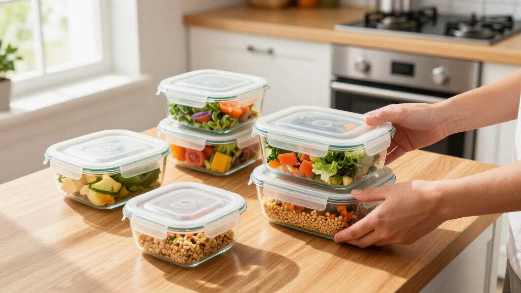 meal prep containers glass