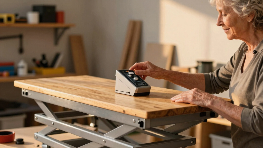 electric hobby lift tables for older adults