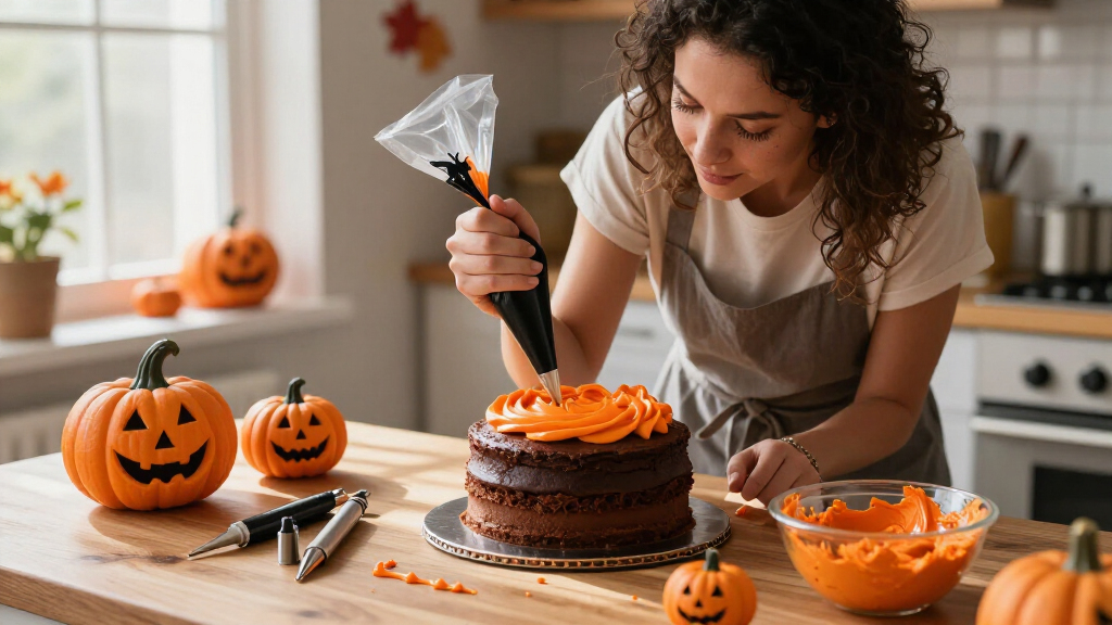 Halloween cake decorating supplies