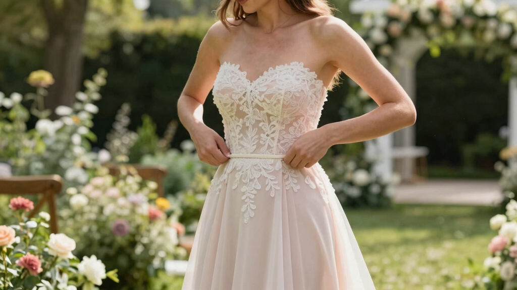 best strapless wedding guest dresses
