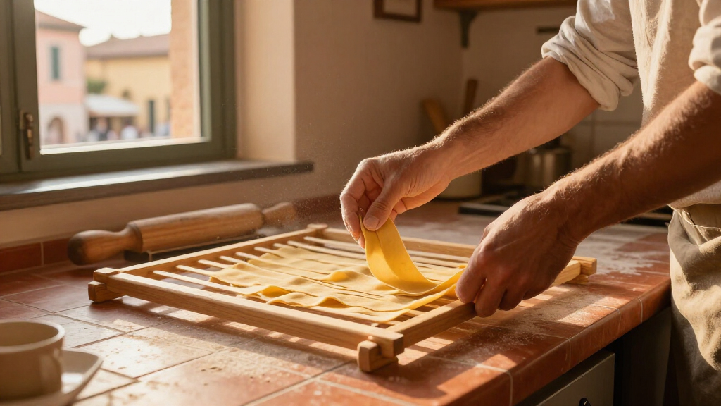 Drying, Nesting, and Cooking Fresh Pasta So It Doesn't Stick