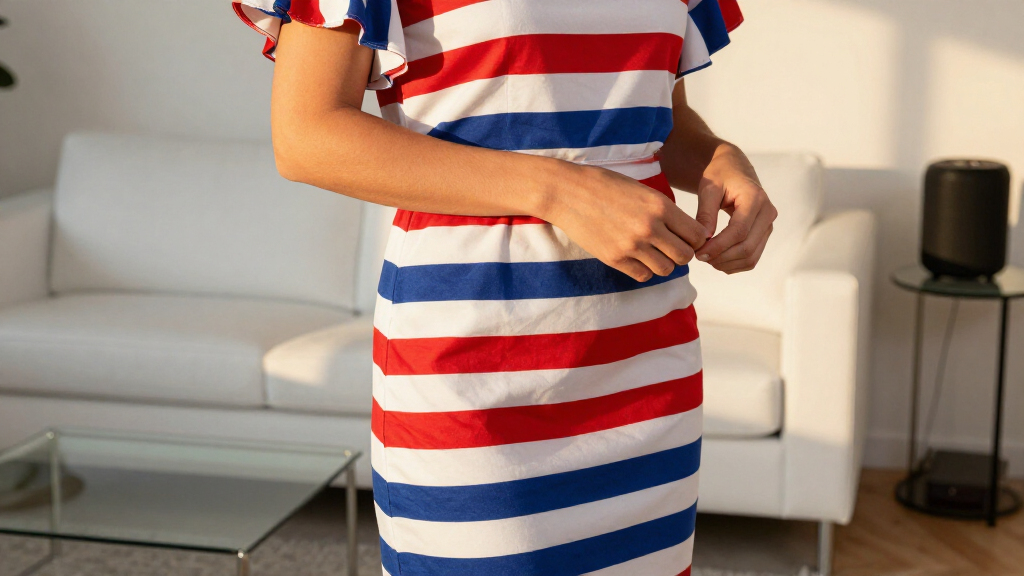 best striped party dresses