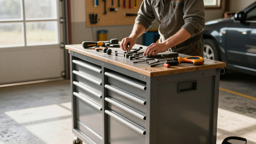 best garage workbench with drawers heavy duty