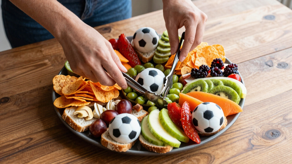 world cup themed snack platters