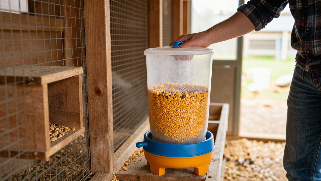 thefood for chickens