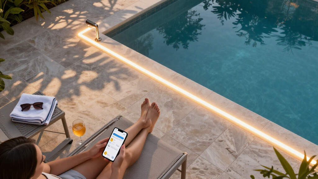 best pool LED light system with controller