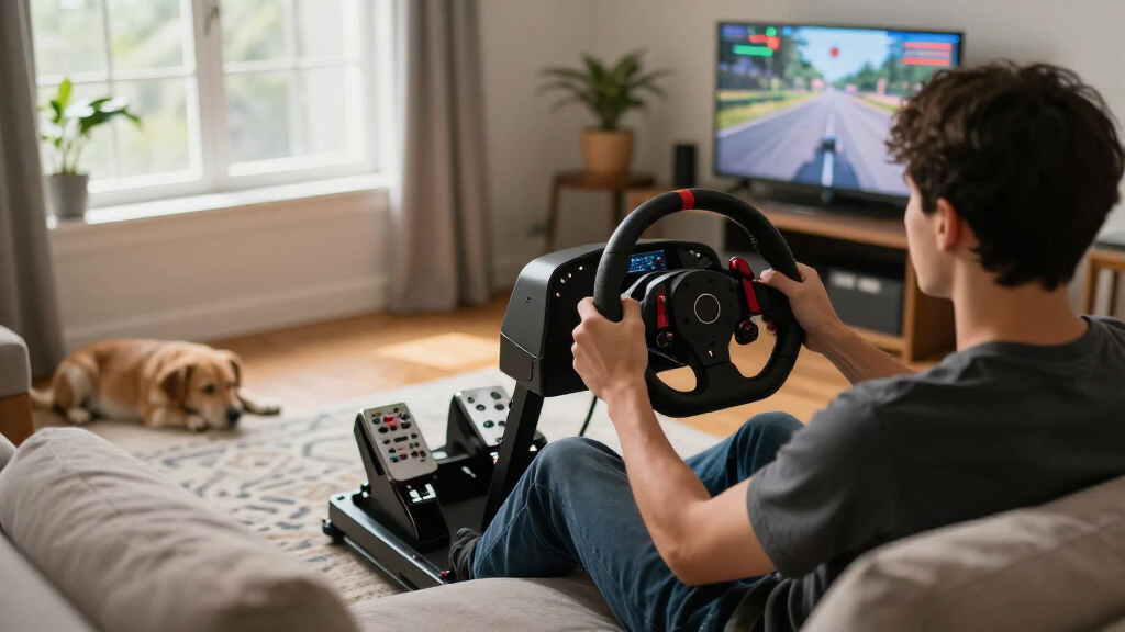 racing wheels and pedal sets for consoles