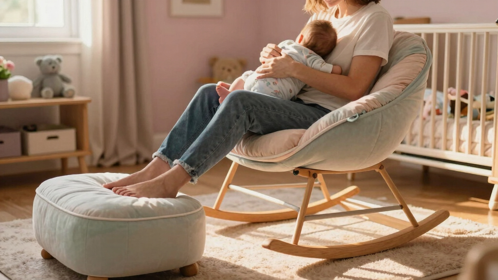 best nursery gliders with ottoman
