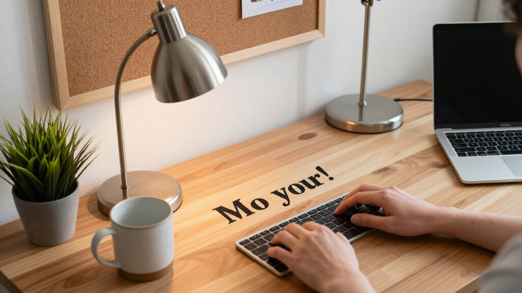 motivational quote desk accessories