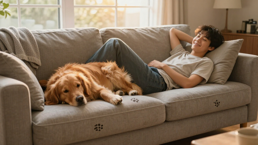 best stain-resistant sofa for dog owners