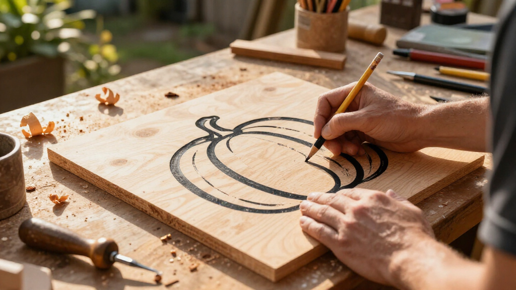 Halloween woodworking stencils