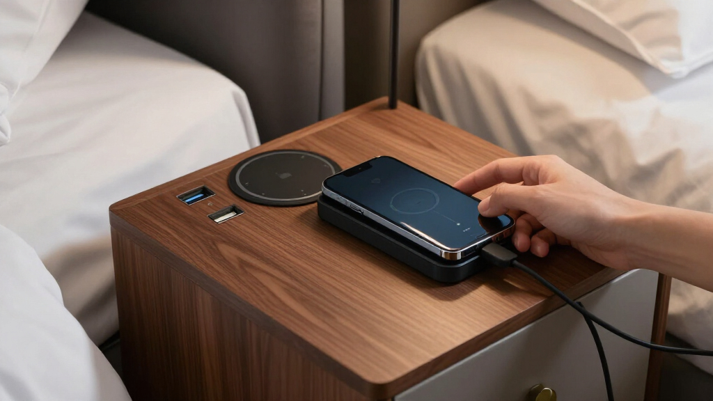 best nightstands with charging stations