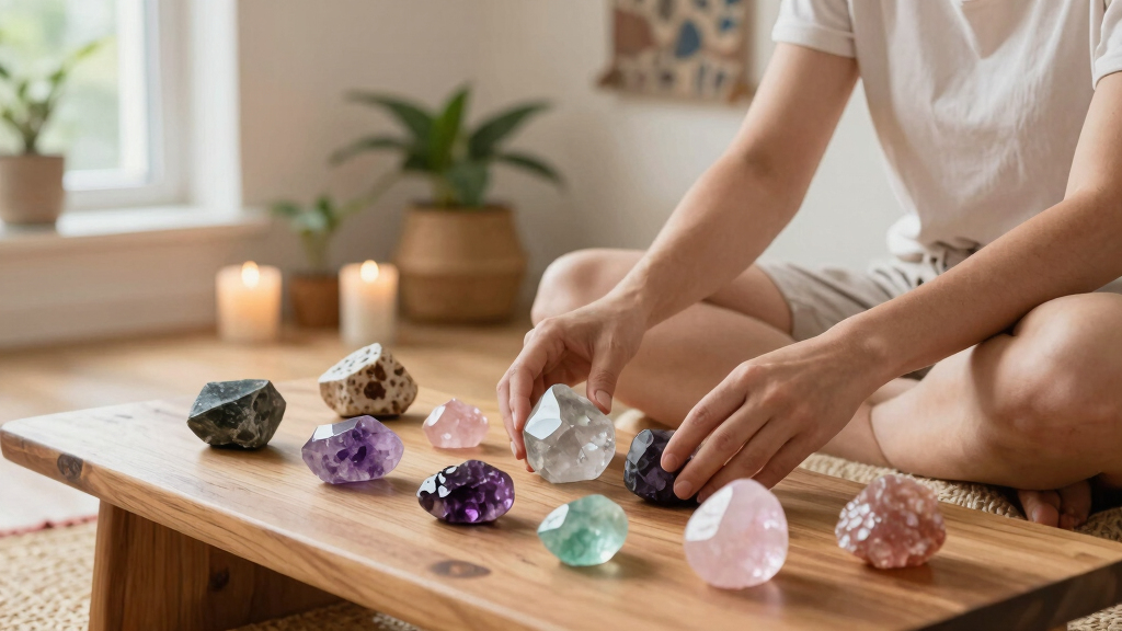 crystal healing sets