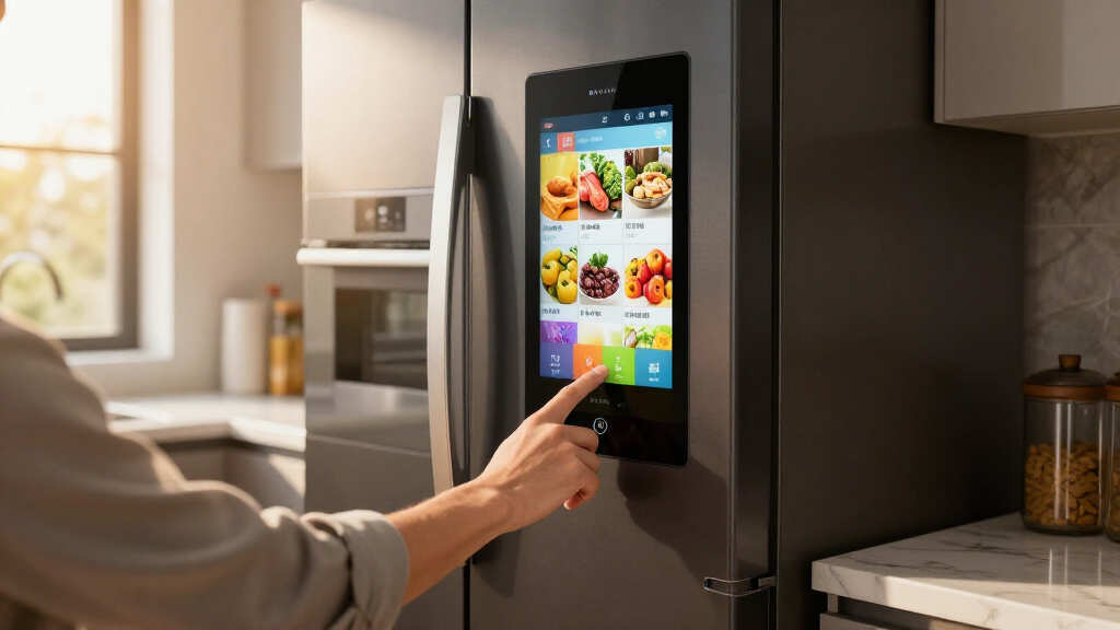smart refrigerators with touch screens