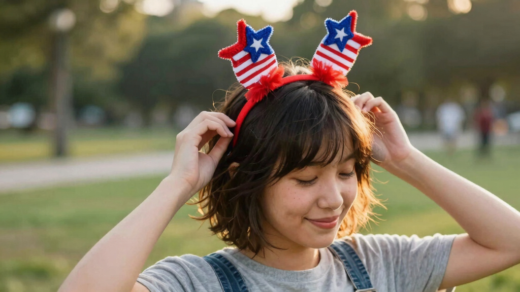 patriotic hair accessories
