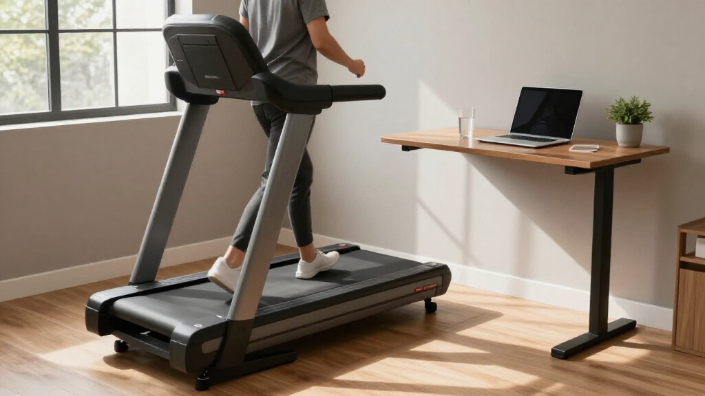 treadmill desk setup for home office