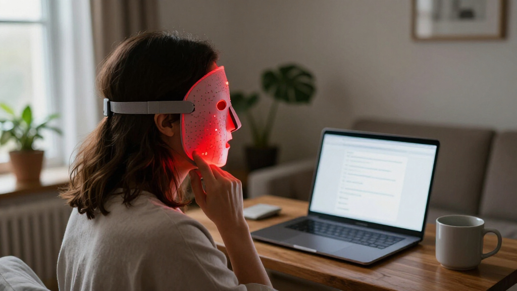 red light therapy mask