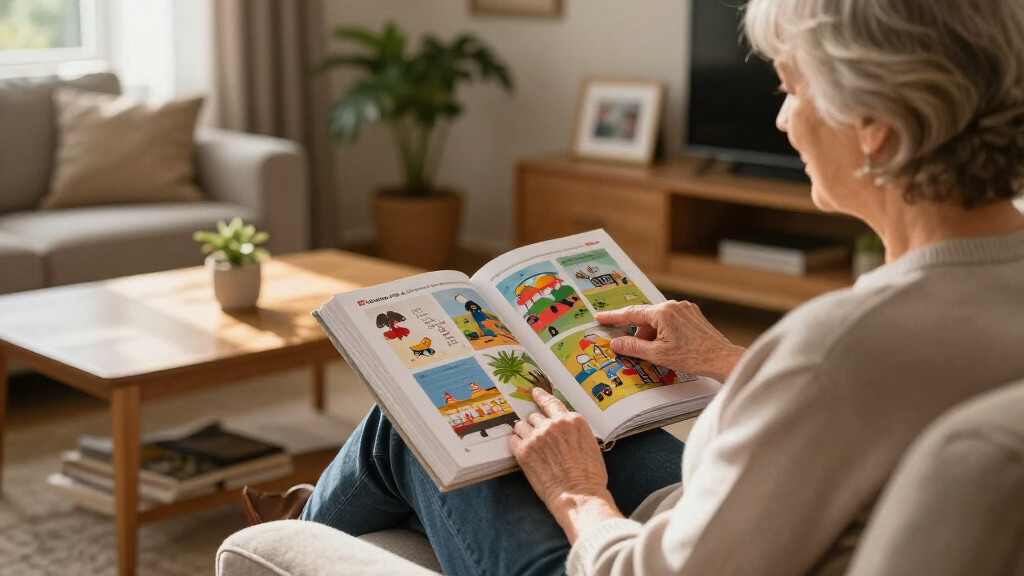 large print senior activity books