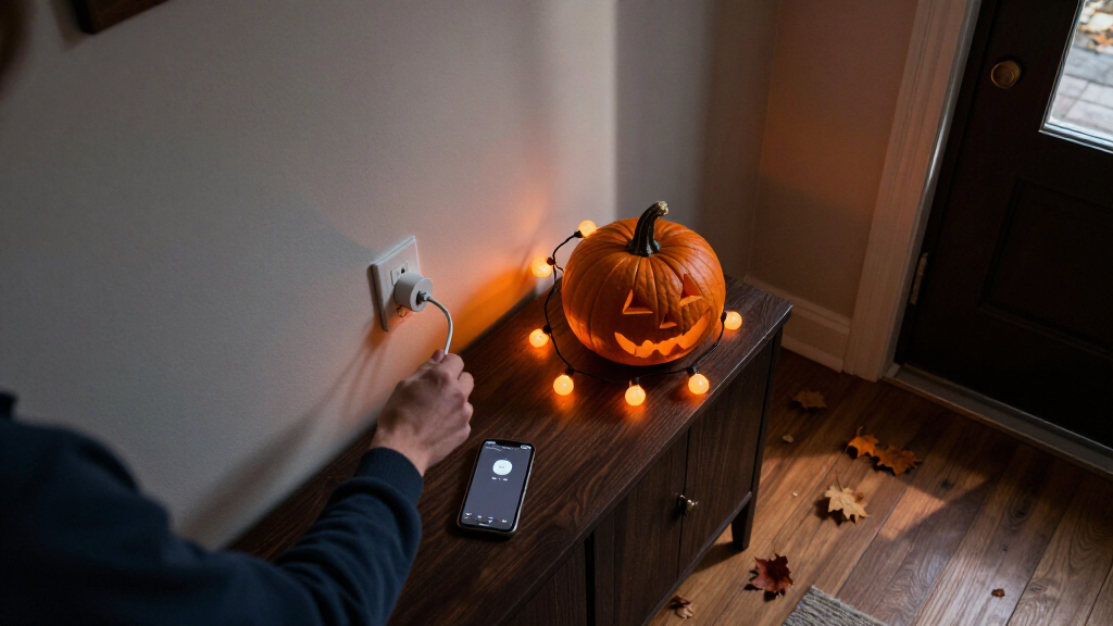 smart plugs for Halloween lights