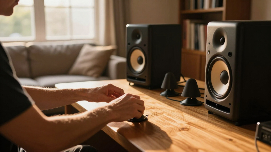 premium isolation feet for audio gear