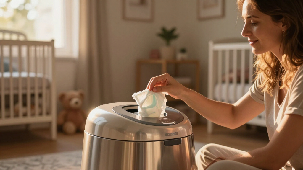 premium baby diaper pail systems