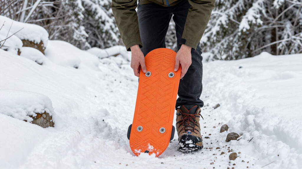 foldable traction boards for snow and mud