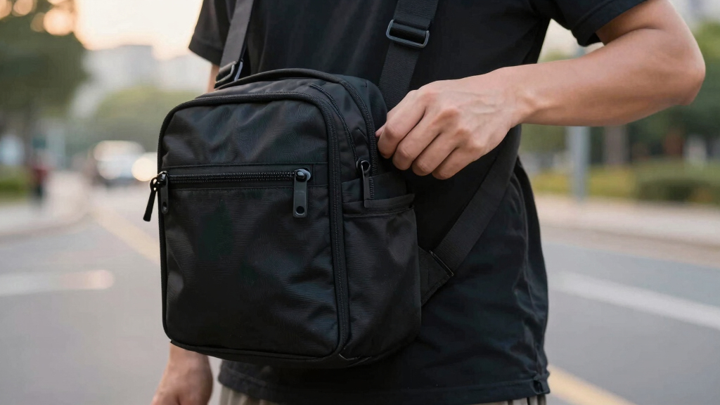 ballistic nylon camera bags with anti theft zippers