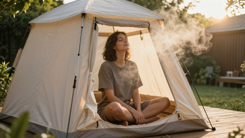 portable steam sauna tent