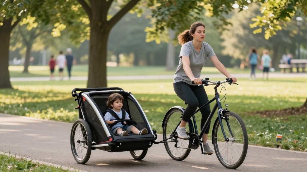 bike trailer jogger combo