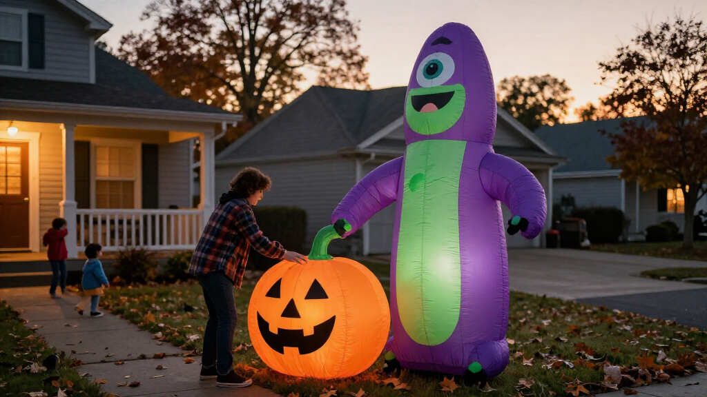 Halloween yard inflatables