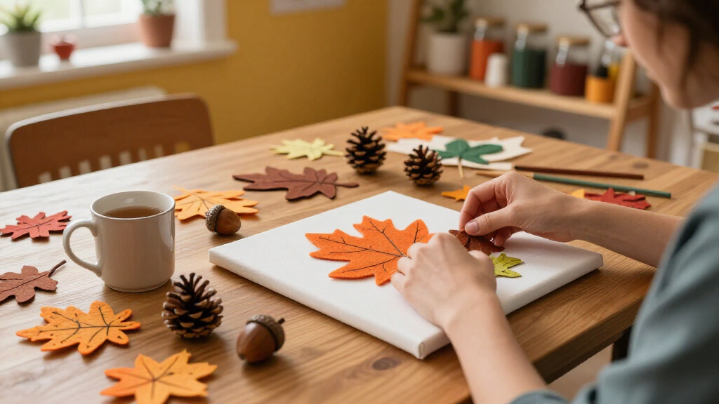 fall craft supplies for DIY projects
