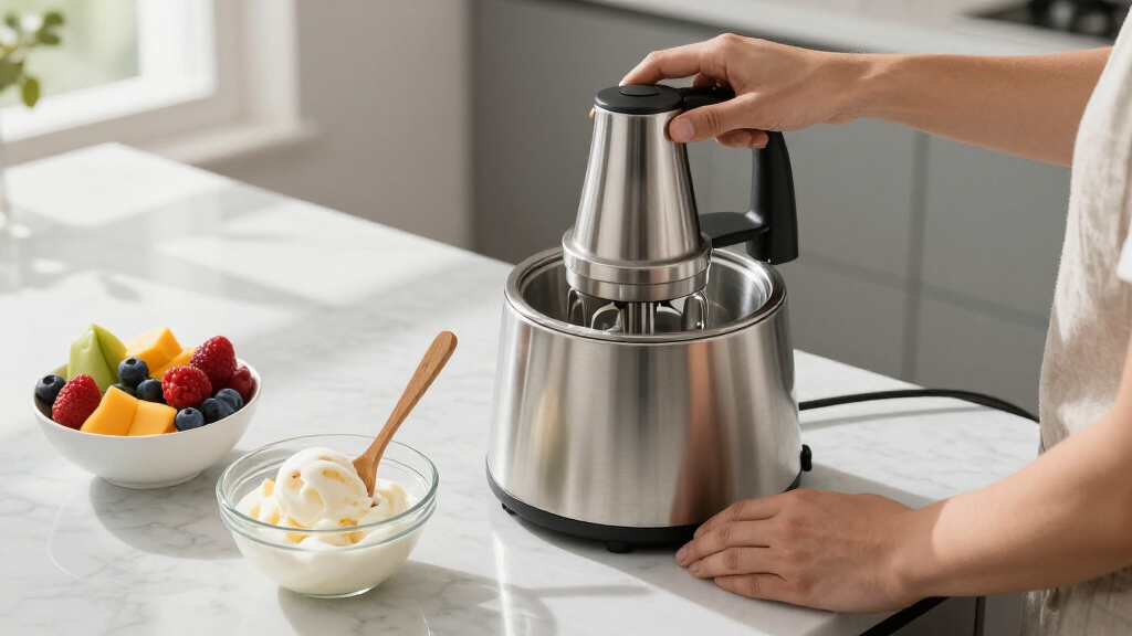 ice cream maker for healthy desserts