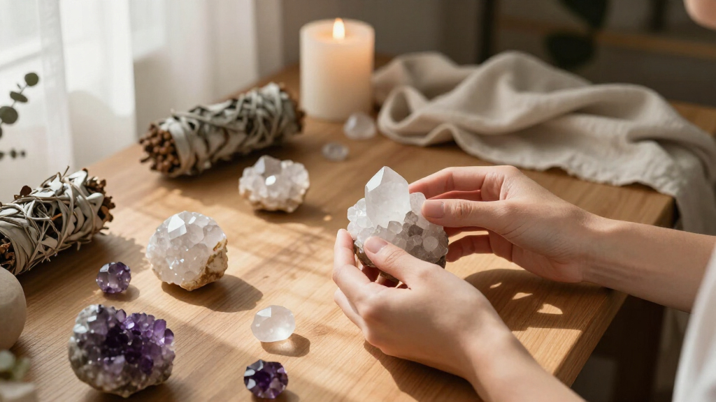 crystal healing sets