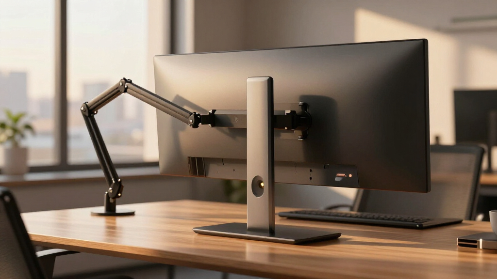 dual monitor arms for executive desks