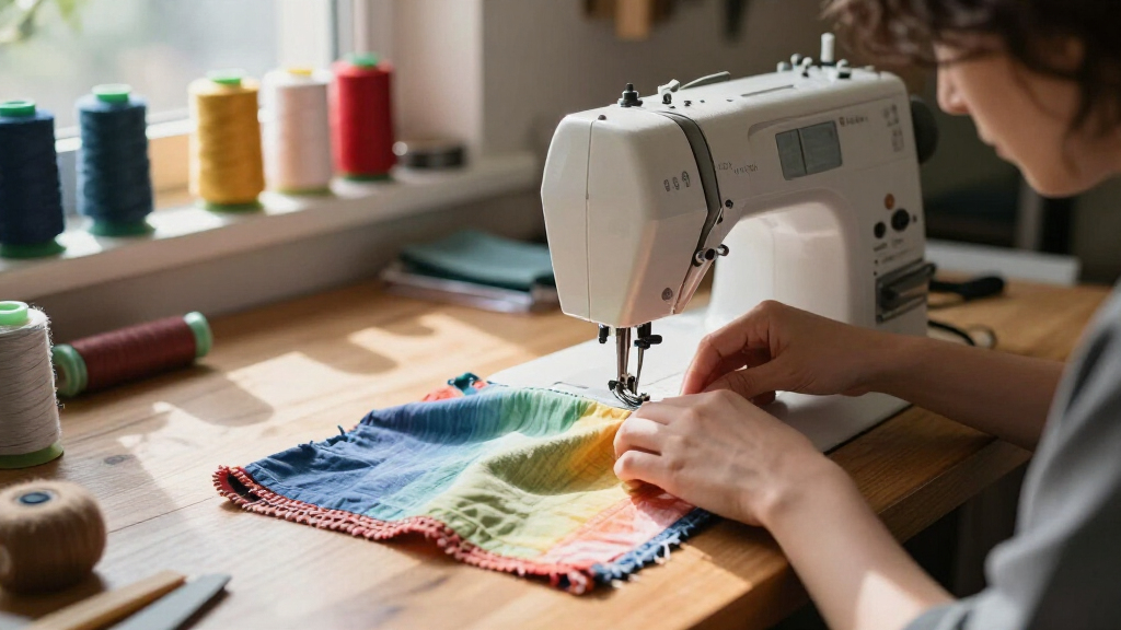 twin needles for coverstitch look