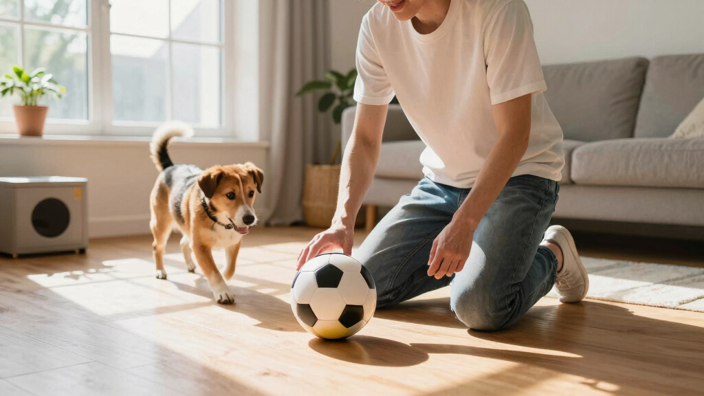 interactive pet soccer toys