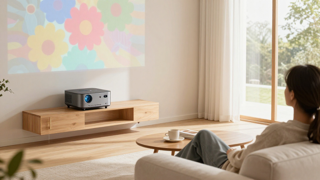 4k short throw projector for bright rooms