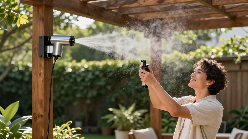 best outdoor misting system premium