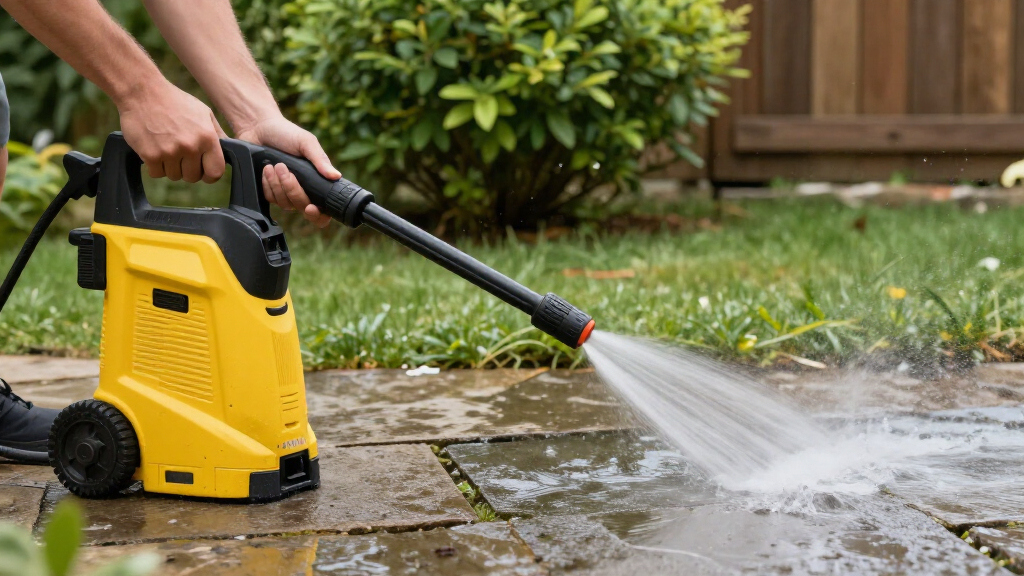 electric pressure washer for patio cleaning