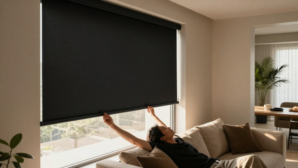 smart blinds blackout motorized